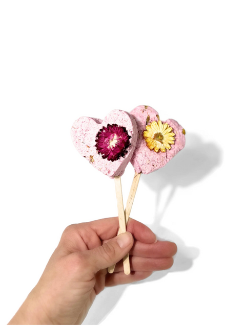 Blooming Love Sweet Heart Bath Clay Pop