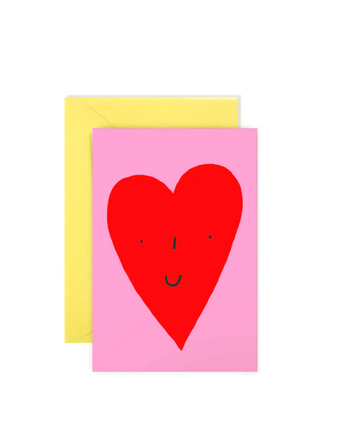 Smiley Heart Mini Note Card