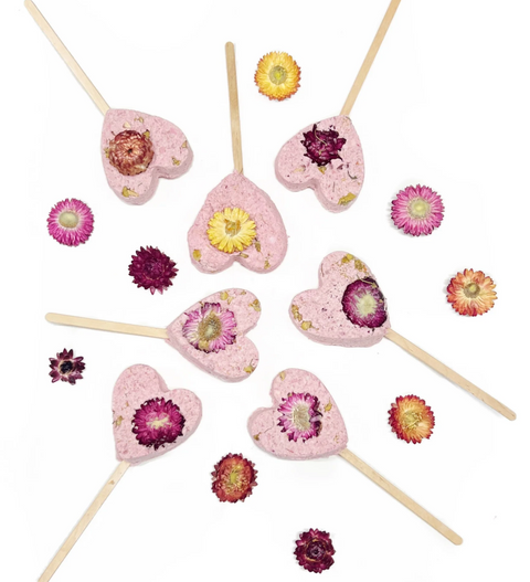 Blooming Love Sweet Heart Bath Clay Pop