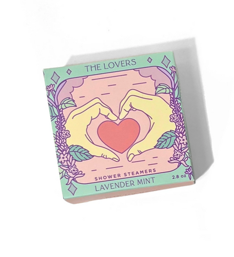The Lovers Shower Steamer Set in Lavender Mint
