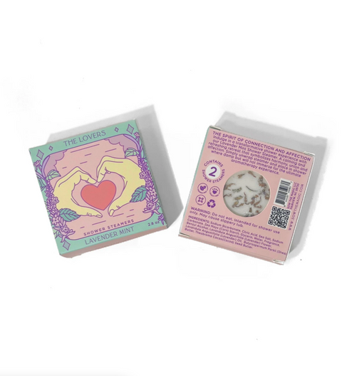 The Lovers Shower Steamer Set in Lavender Mint