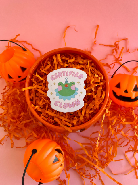 Certified Clown Sticker