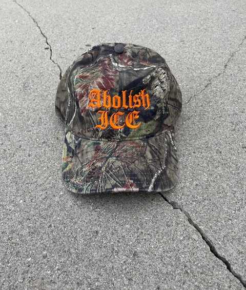 Abolish ICE Camo Baseball Cap