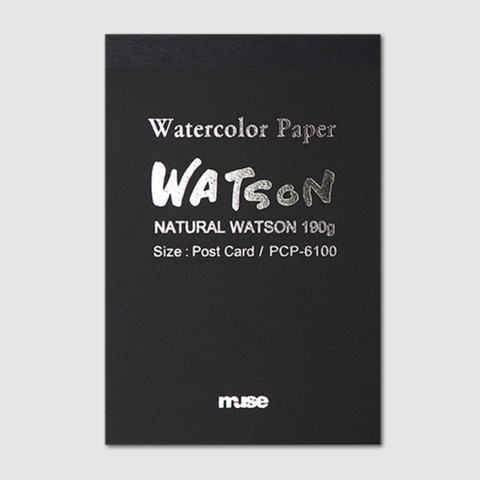 Muse Watercolor Postcards Watson 190 gsm - 15 Sheets