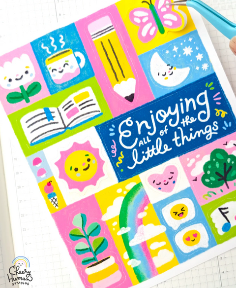 Enjoying the Little Things - Decorative Sticker Sheet