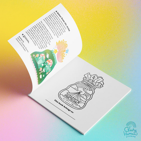 Cozy Animals & Plants Coloring Book