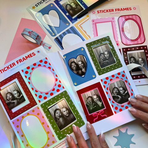 Sticker Frames- Polka Dot Edition