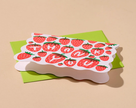 Strawberry Thank You Card Box Set