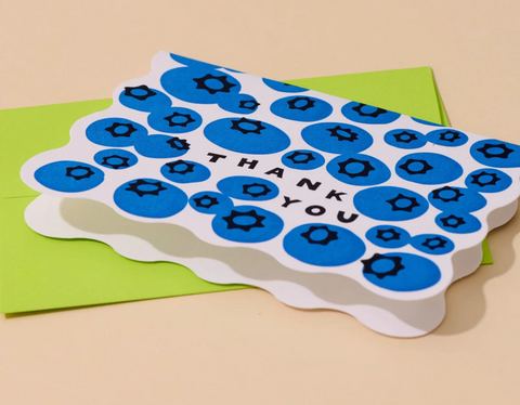 Blueberry Thank You Card Box Set