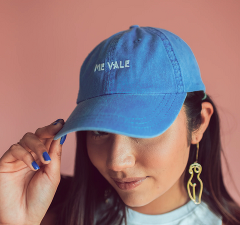 ME VALE vintage blue Dad Cap