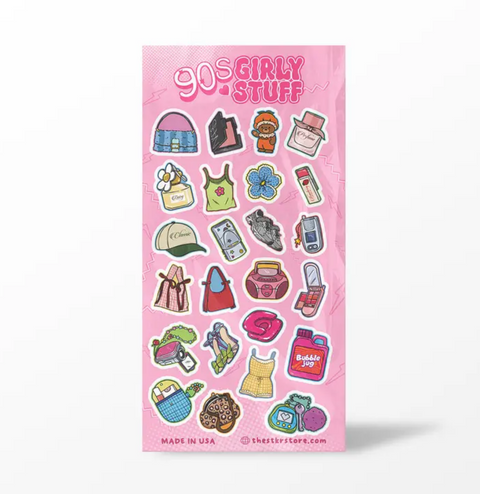 90's Toys Sticker Sheet
