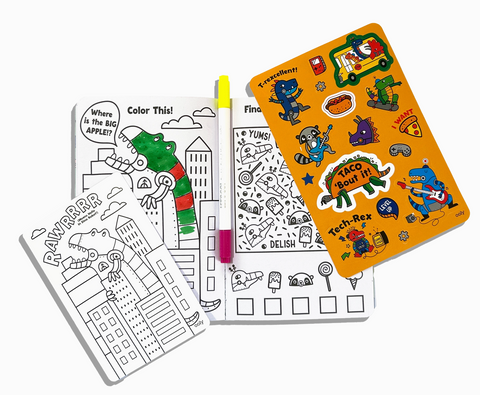 Let's Go!: Activity & Coloring Kit - Kitty in the City