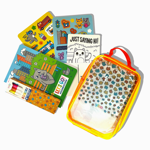 Let's Go!: Activity & Coloring Kit - Kitty in the City