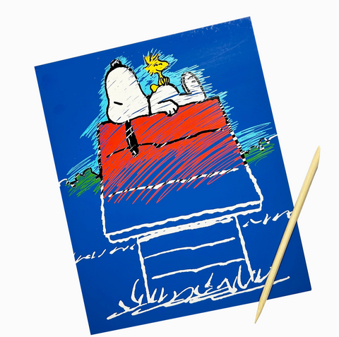 OOLY X Peanuts: Scratch Art Kit (13 Pc Set)