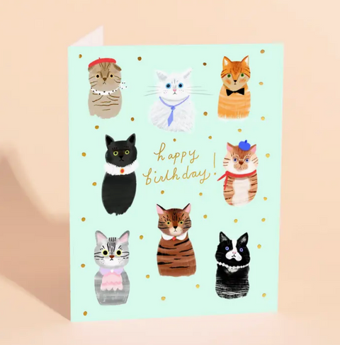 Party Cats - Birthday Card