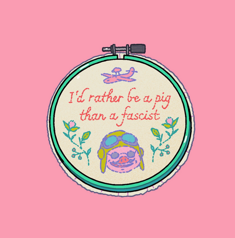 Ghibli Sewing Sticker Sheet