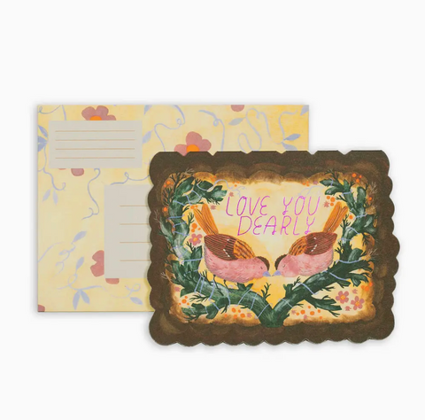 Love You Birds Die Cut Cards