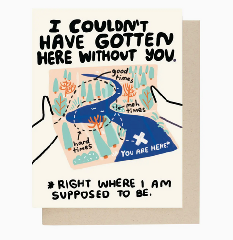 Gotten Here Card