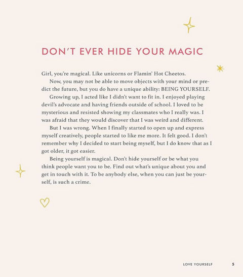 Book of Self Care For Teens By the Just Girl Project