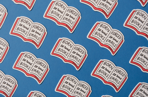 Born To Read Sticker
