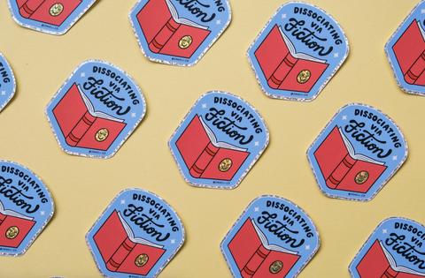 Dissociating Via Fiction Sticker