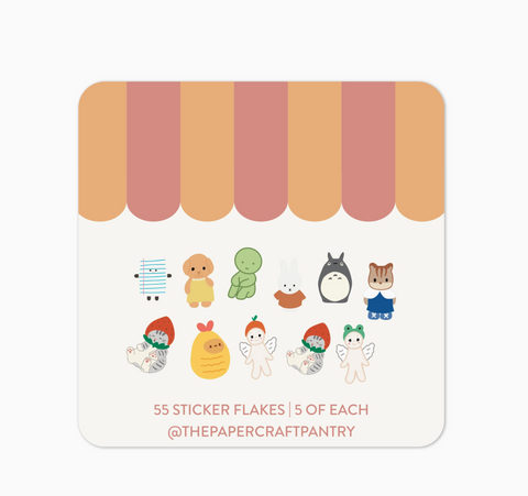 Trinkets Sticker Flakes - Set of 55