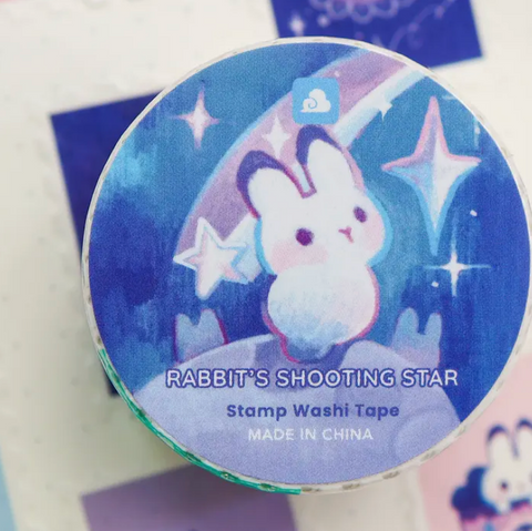 Stamp Washi Tape - Rabbit's Shooting Star