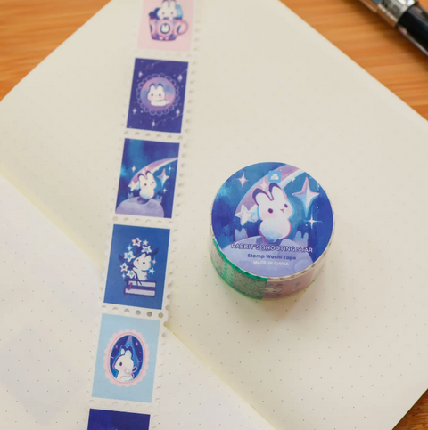 Stamp Washi Tape - Rabbit's Shooting Star
