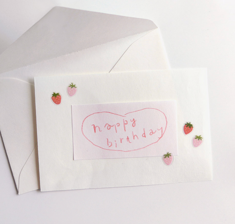 Mini Strawberry - Mini Sticker Sheet