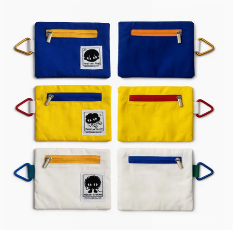 Nylon Fabric Double-Sided Pouch