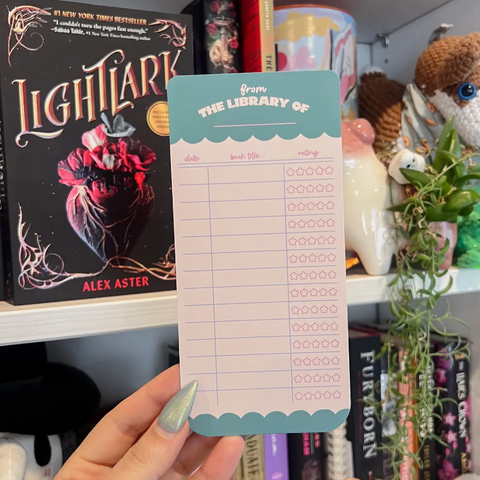 Book Ratings Paper Bookmark