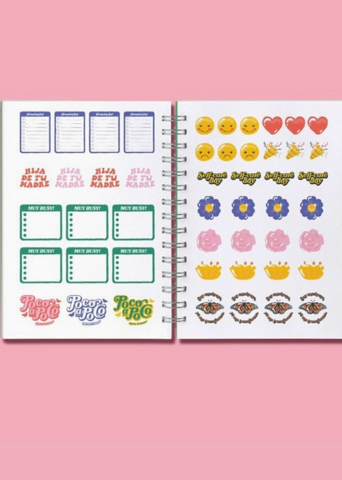 Poco A Poco Undated Weekly Planner