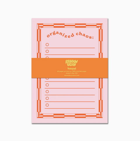 Organized Chaos Notepad