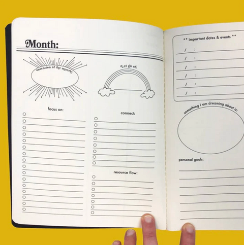Daffodil Month View Planner