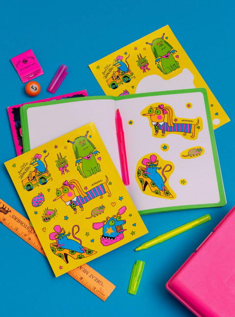 Freaky Friends Sticker Sheet