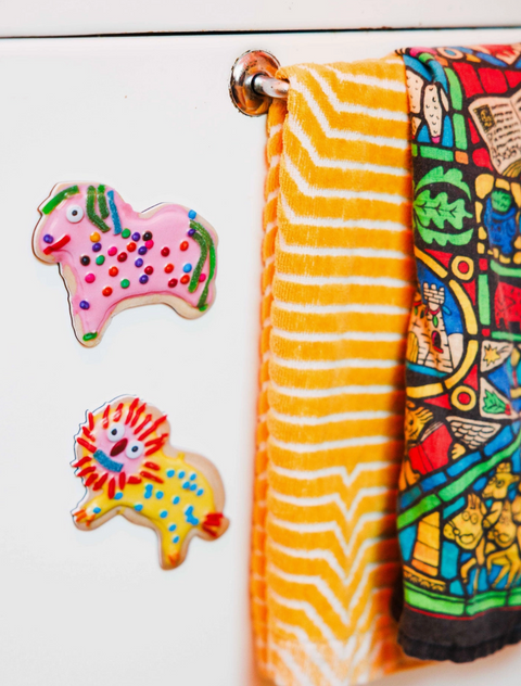 Weird Horse Cookie Magnet