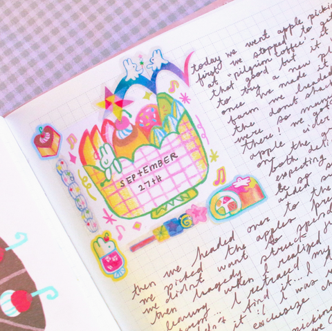 'my Little Dessert Memo' Memo Tape Roll
