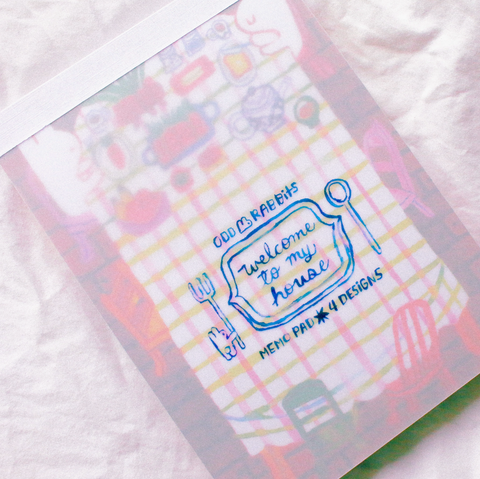 'welcome To My House' Memo Pad