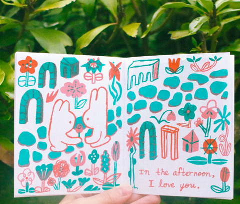 'i Love You Dearly' Mini Riso Zine