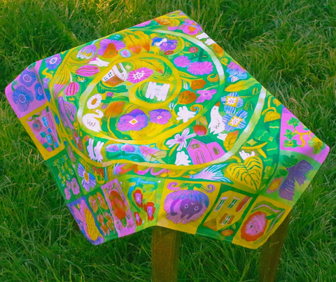 'meet Me in the Garden' Multi Use Cloth