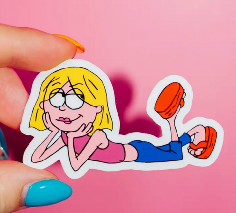 Lizzie Sticker, 90s Cartoon Tv Show, Pop Culture