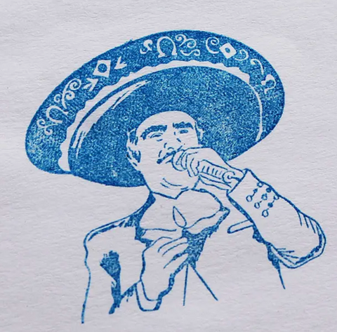Chente Fernandez Rubber Stamp Vicente Fernandez Mexican Icon