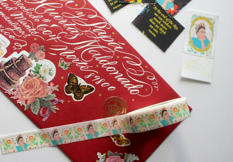 Glittery Frida Washi Tape
