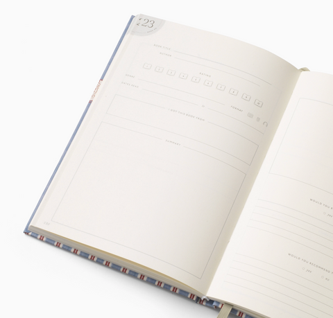 Guided Reading Journal, A5 Hardcover - Nose in A Book
