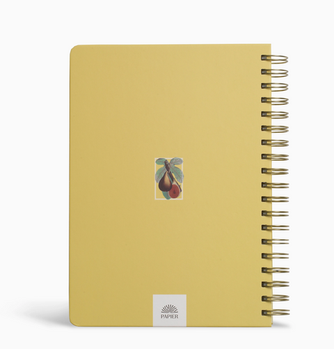 Guided Recipe Journal, Hardcover B5 Spiral - Hanging Fruits