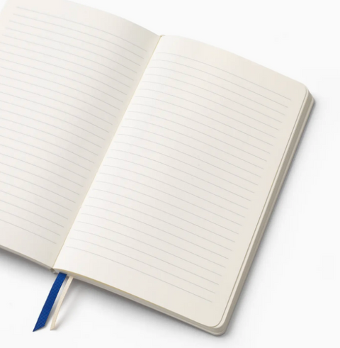 Lined Notebook, A5 Softcover, Pu Leather - Daily Notes