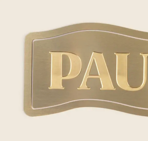 Brass Bookmark - Pause
