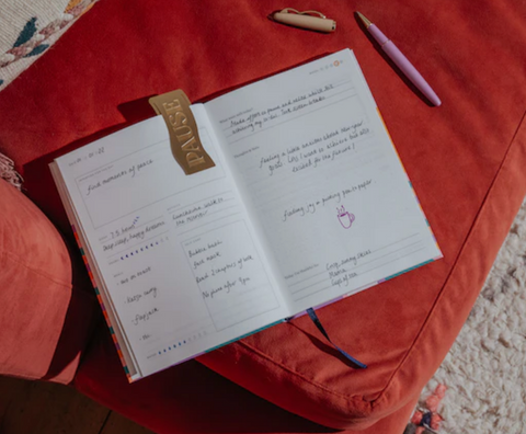 Brass Bookmark - Pause