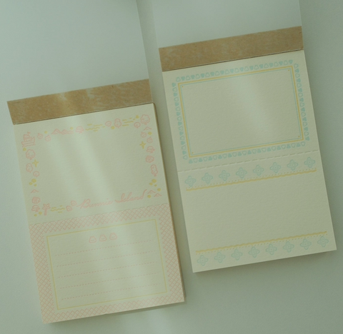Mini Letterpress Memo Pad