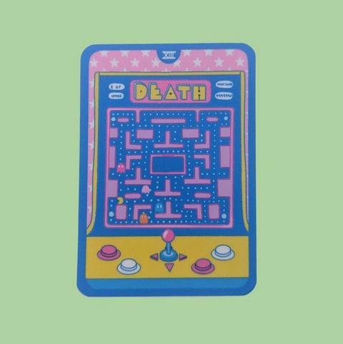 Death Waterproof Vinyl Sticker — Cornerstore Tarot | 2.5"x3.5"